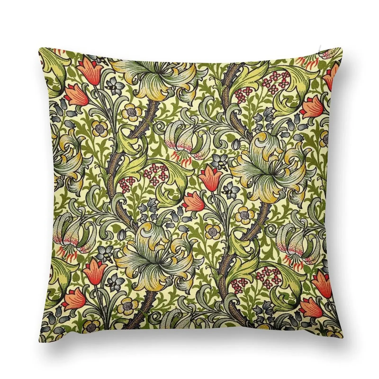 William Morris Golden Lily Throw Pillow Cusions Cover Decorative Cushion Bed pillowcases Decorative Sofa Cushion pillow