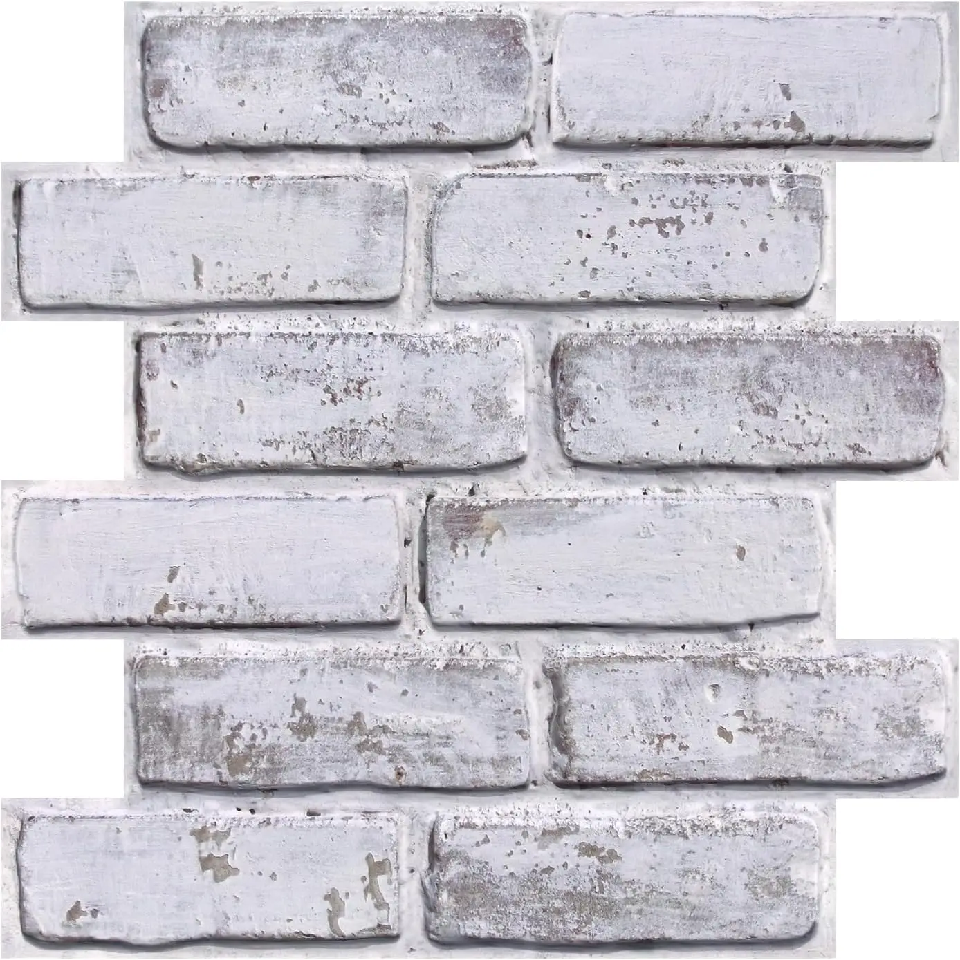 

3D-панели под кирпич, самоклеящиеся, 10 шт., 30x30 см, ультралегкие декоративные ПВХ-плитки для стен, под покраску, имитация белой штукатурки