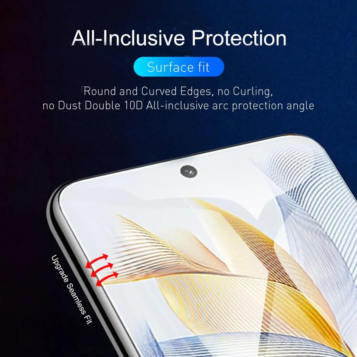 Película de hidrogel de 5 uds para Huawei Honor 200 / Honor 200 Pro Protector de pantalla curvo antiespía protección completa