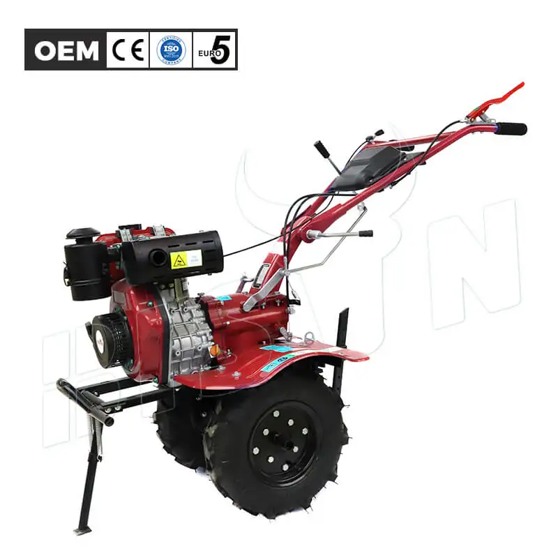 BISON BS1100FD OEM Garden Automatic 6hp 178F 4 Stroke Diesel Engine Rotary Tiller 296cc 3600rpm Handheld Walking Mini Power