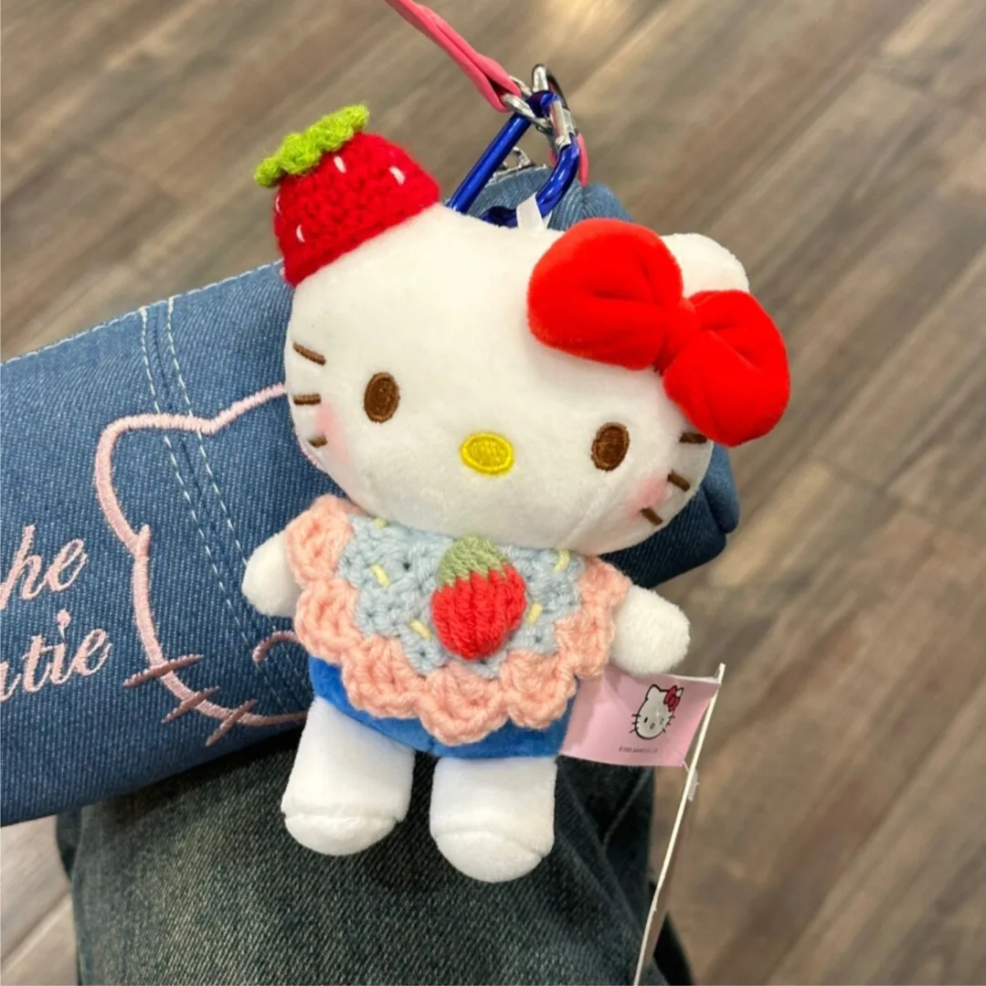 Jouets en peluche chaton, poupée Kawaii, pendentif de sac, porte-clés de voiture, cadeau d'anniversaire pour enfants et amis