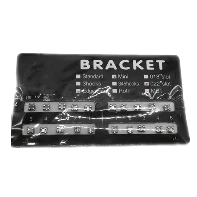 

B03C-20 Sheets Of Brackets MIM Roth Mini 0.022 With Hook 3