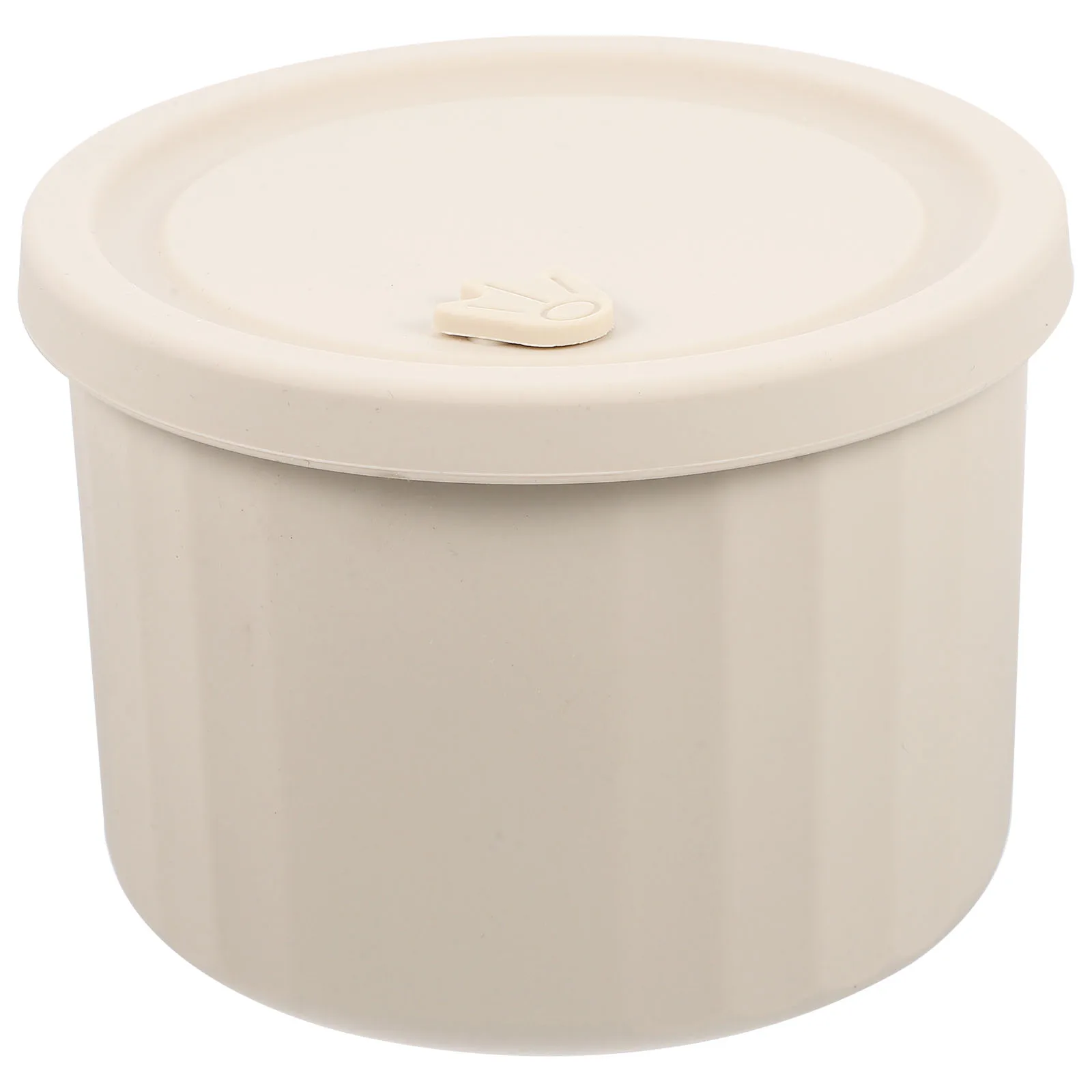 

Silicone Insulated Lunch Box Large White Single Size Reusable Bento Container Microwave Safe Portable Food Box for Students