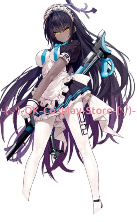 Kakudade Karinn Cosplay Costume Game Blue Archive Cosplay Dress Women Maid Suit Halloween Uniforms Anime Clothing Custom Made