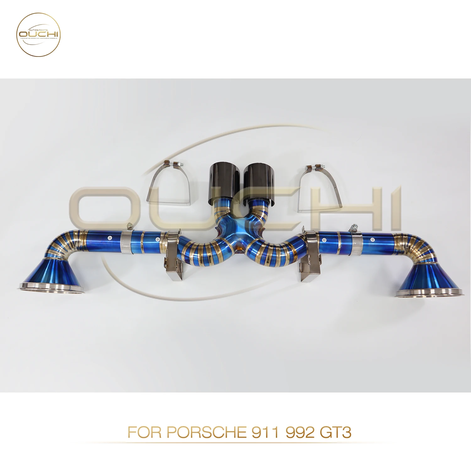 

OUCHI Factory Direct Sales Catback for Porsche 911 992 GT3 TC4 Straight Through Exhaust With Tips No Valve Car Parts