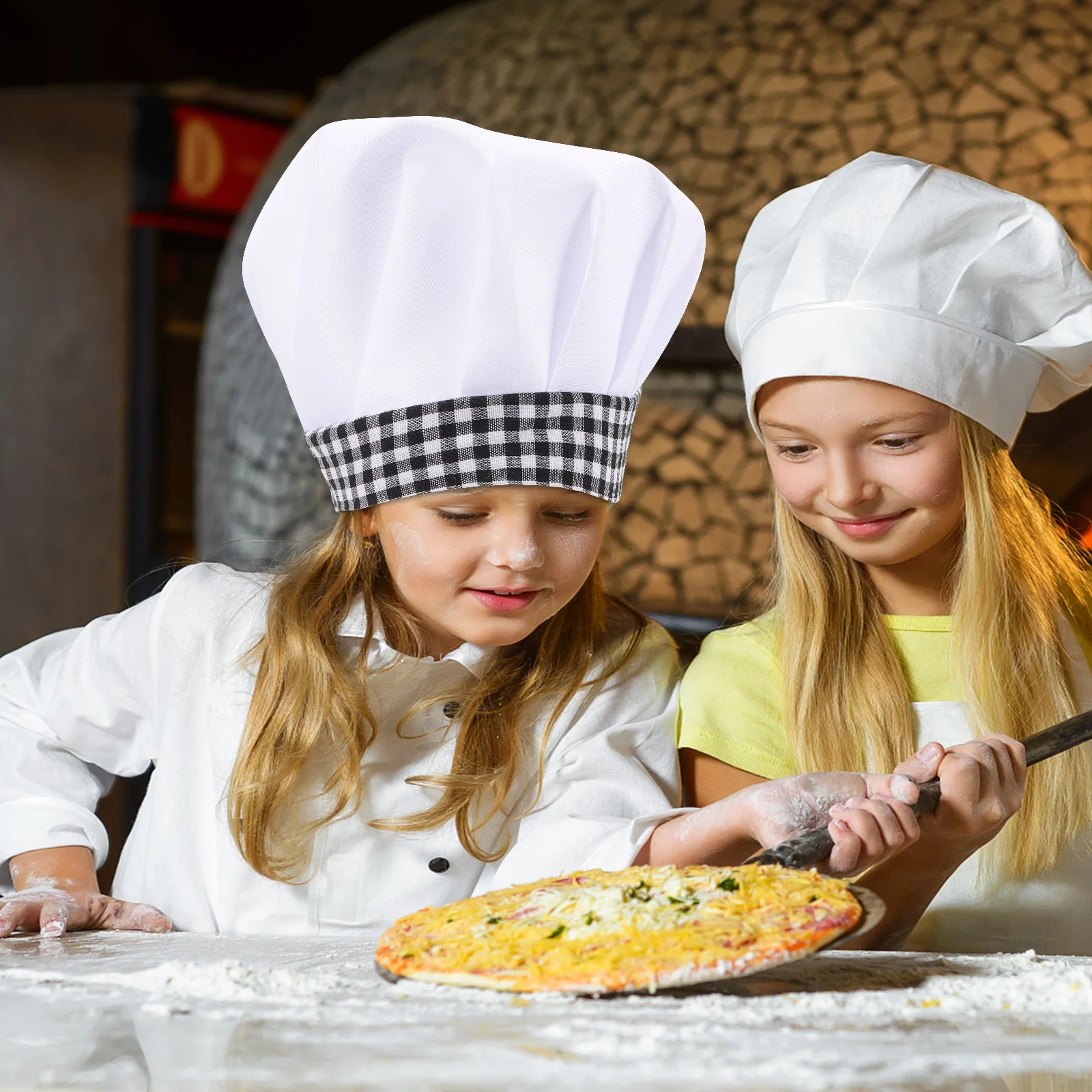 

Children's Chef Uniform Disfraz Cocinero Baby Apron and Hat Gorro De Cocina Dress Cotton Para Toddler Suits Boys