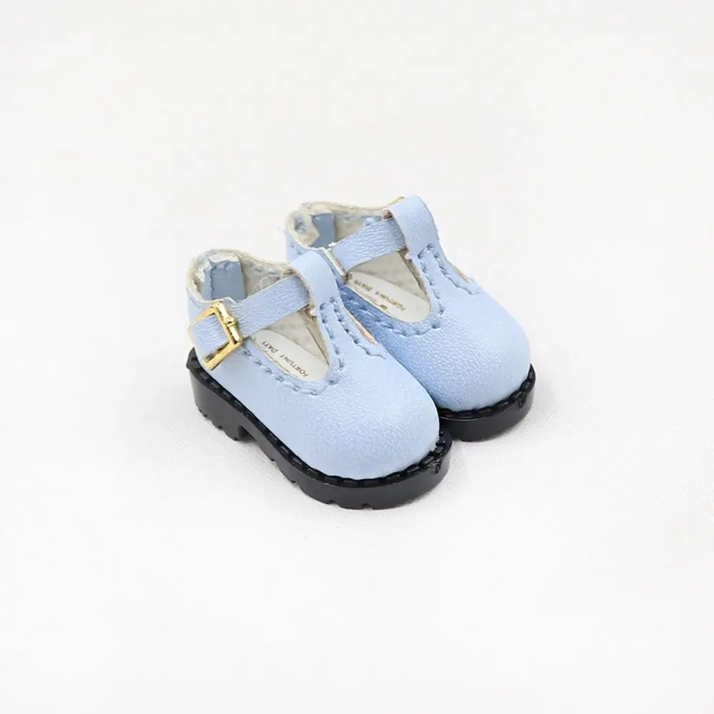 Dress Up For Blyth Doll Shoes Cute Outfit Pretend Play OB22 OB24 Shoes Five Colors Handmade Doll Leather Shoes ICY DBS