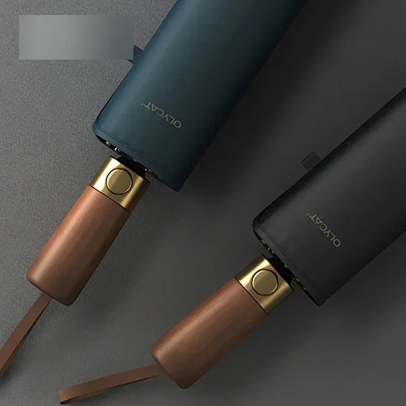 OLYCAT Umbrella Luxury, Fully Automatic Umbrella for Rain Windproof Strong, Big Golf Folding Brand Umbrella Men, 10 Ribs