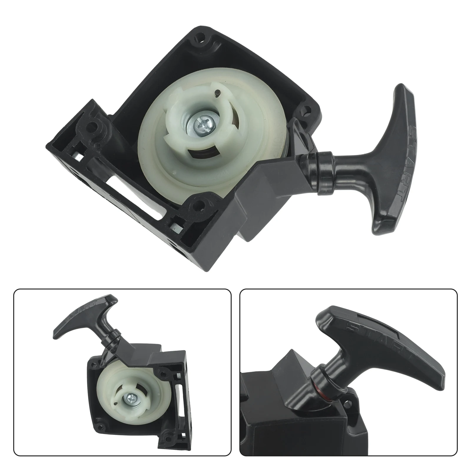 Sturdy Construction Pull Start Recoil Starter for Kawasaki TJ45 TJ45E Long lasting Performance for Tough Garden Tasks