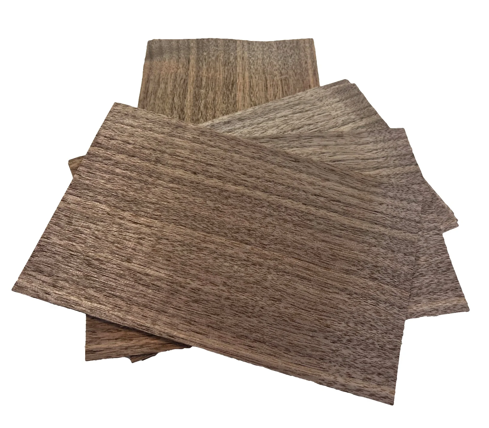 Natural Black Walnut Slices Sheet, Thin Wood Veneer, DIY Wooden Craft Material, L:180x110x1mm, 20Pcs Lot