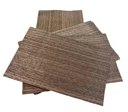 Natural Black Walnut Slices Sheet, Thin Wood Veneer, DIY Wooden Craft Material, L:180x110x1mm, 20Pcs Lot