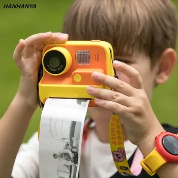 Children instant camera printing camera 2.0&quot; 1080P Video Photo Digital Camera with Thermal Printing Paper for Kids Birthday Gift Toys
