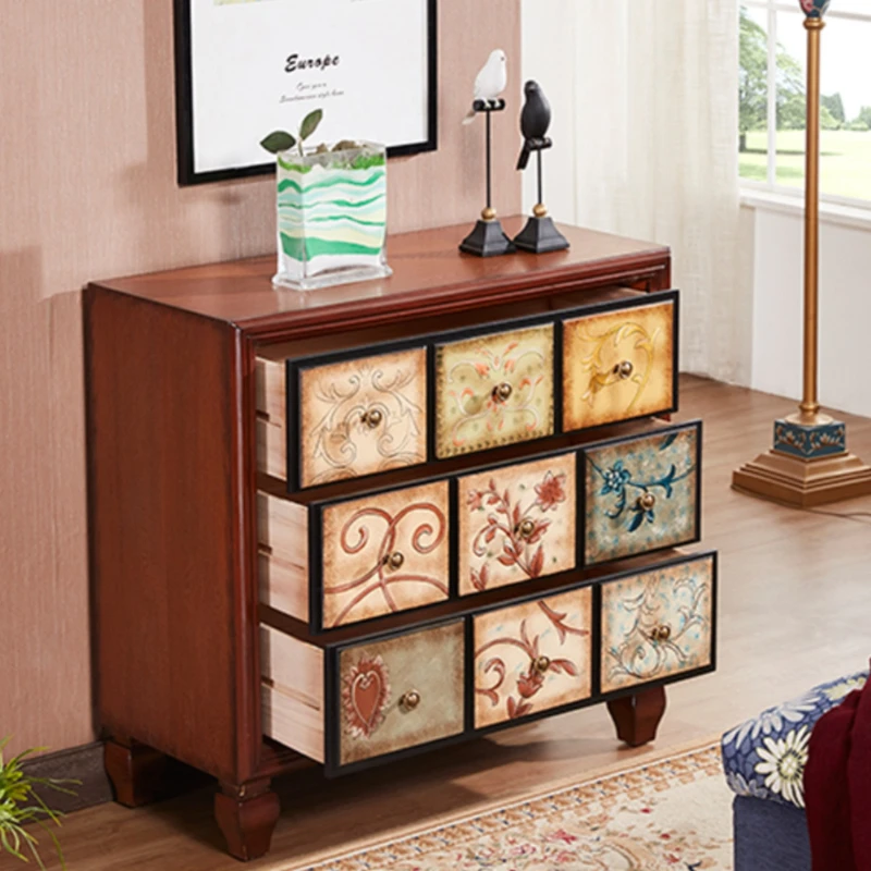 

Fashion Organizer Living Room Cabinets Display Storage Showcase Home Cabinet Shelf Drawers Comodas Con Cajones Corner Furniture