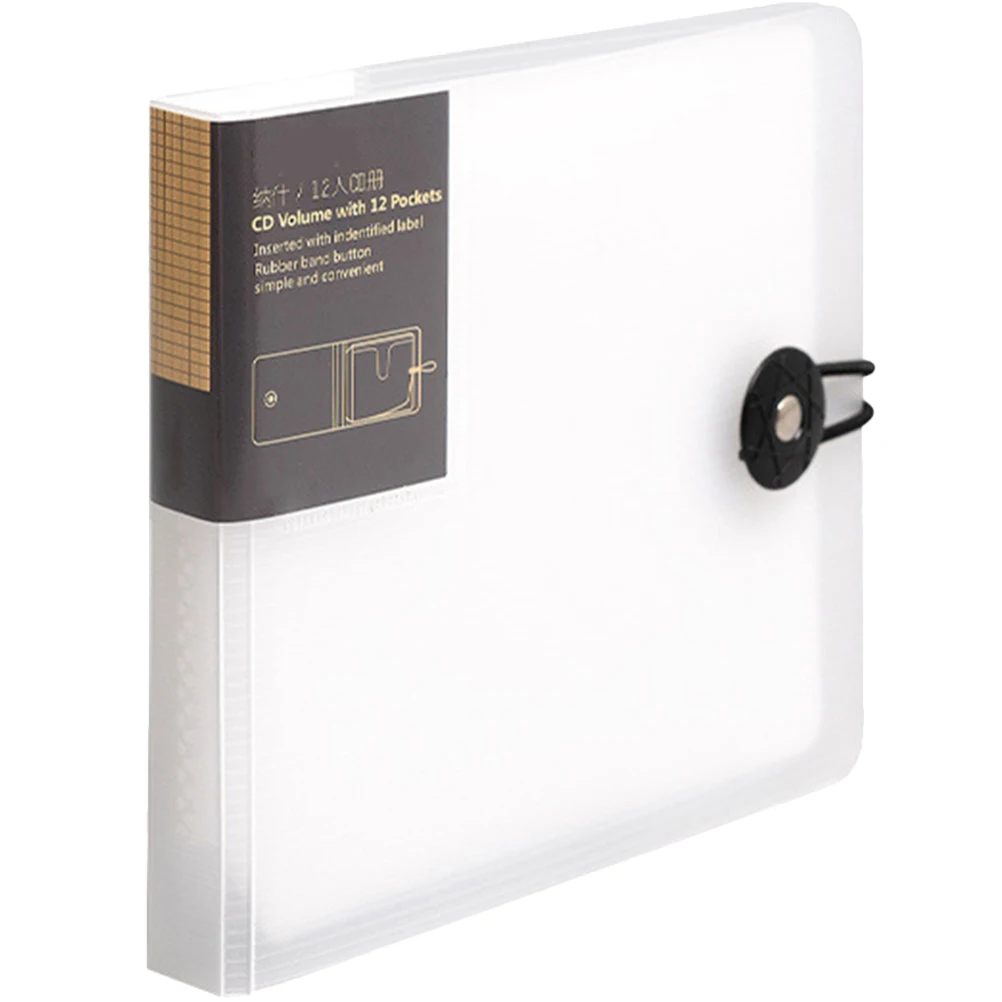 

CD DVD Bag Storage Box Organizer Car Display Holder PP Material Large Cd Dvd Storage Binder Capacity CD Box Case