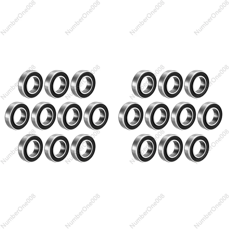 

20PCS 6902 2RS Bearing 15x28x7mm Bicycle Hub Ball Bearings Sealed for Bike Wheels