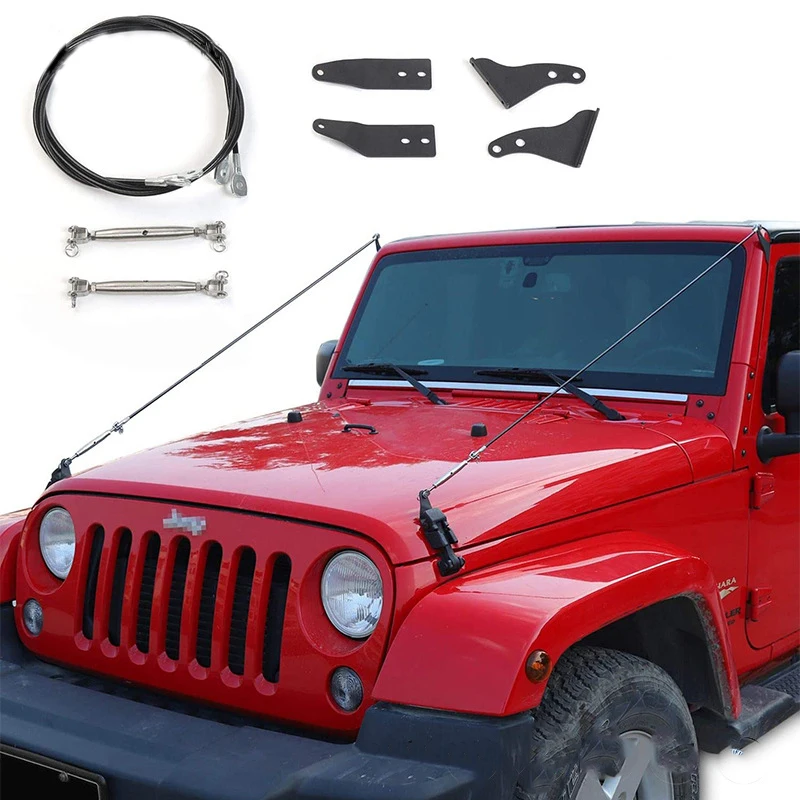 

Limb Risers Kit Through The Jungle Protector Obstacle Eliminate Rope For Jeep Wrangler JK 2007-2018 Accessories