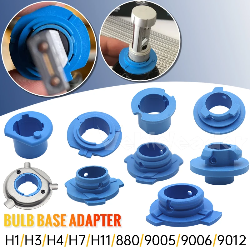 2pcs Car LED Halogen Headlight 9005/HB3 Lamp Bulb Base Adapter Sockets Retainer Holder HB3 Replacement