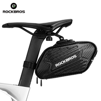 ROCKBROS Bicycle Saddle Bag Hard Shell Bicycle Rear Bag MTB Mountain Road Bike Tool kit Repair Bag Reflective Cycling Accessori