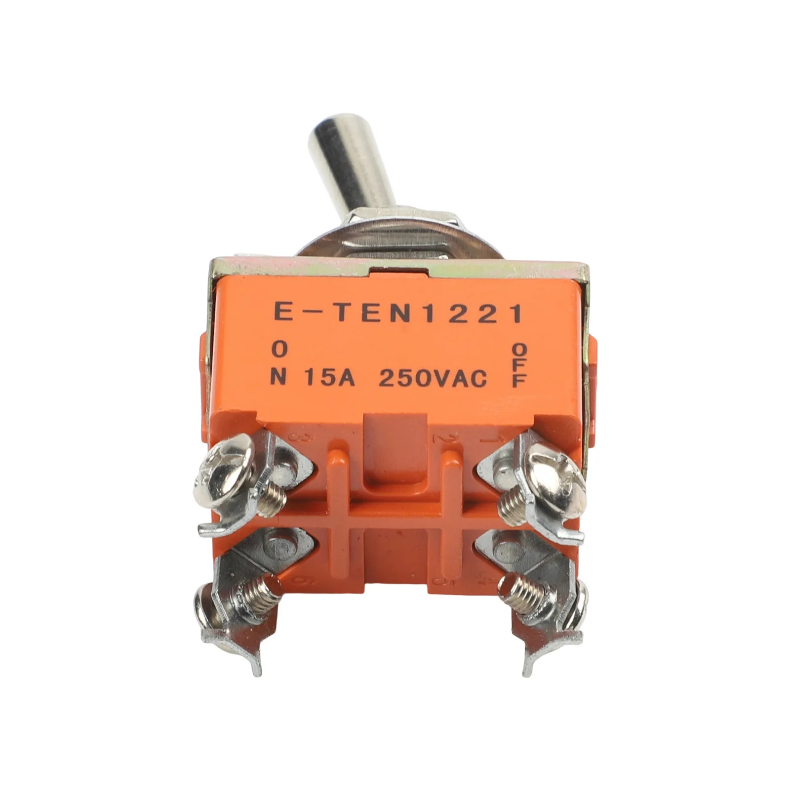 Metal Body For For toggle Switch 4-Pin 2-Position for Electronic Instruments with 250VAC 15A Load Capacity Easy Fit Design