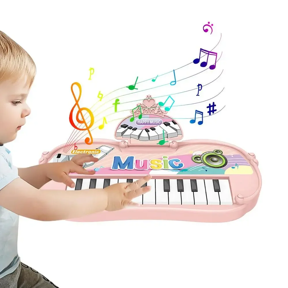 13-klawiszowa przenośna zabawka fortepianowa dla chłopców dziewcząt elektroniczne instrumenty muzyczne zabawki wielofunkcyjna elektroniczna zabawka do nauki gry na fortepianie