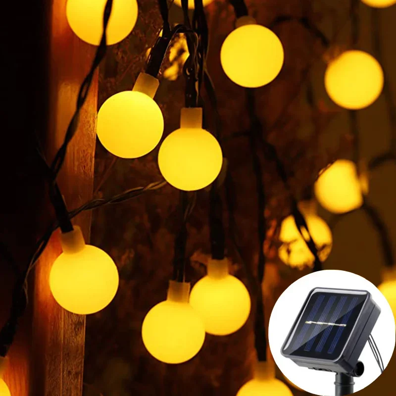 

Solar Inner Court String Lights 8 Modes LED Light Summer Parterre Brushwood Scenic Spot Camping Decoration Garden Lights Outdoor