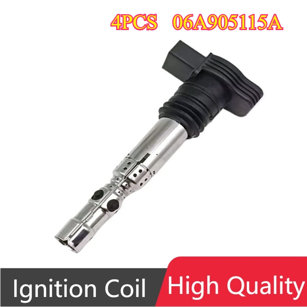 

4 шт. 06A905115A 06A905115 UF411 06A905115C 06A905115D катушка зажигания для VW Beetle Jetta Golf Passat Audi A3 A6 Seat Leon Ibiza