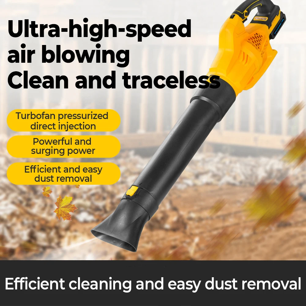 

Беспроводная воздуходувка для Dewalt 20 В, аккумуляторная мощность ветра, воздуходувка для листьев для Makita 18 В-21 В, инструменты для уборки сада