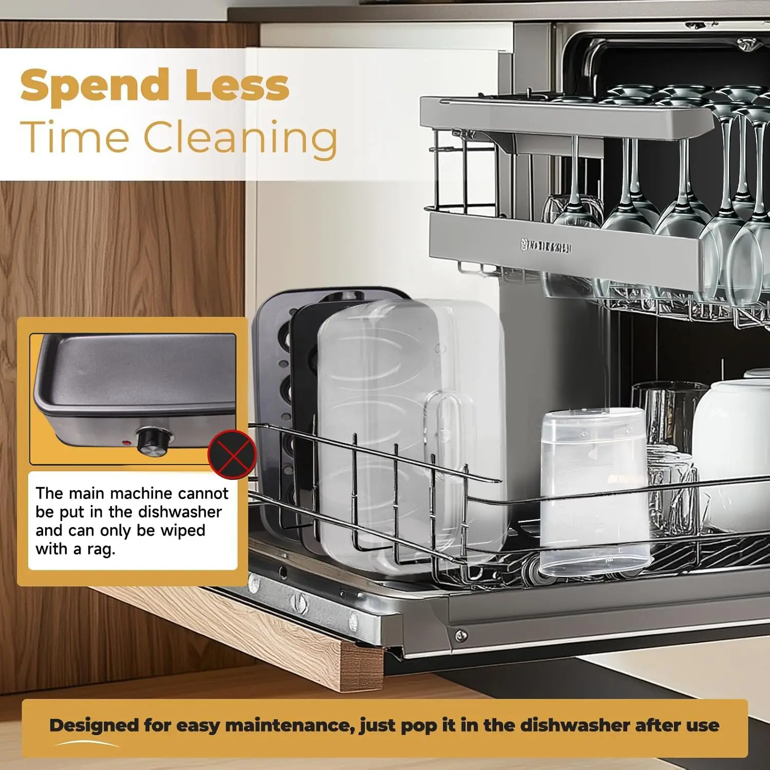 طباخ البيض الكهربائي السريع - سعة 8 بيض للبيض المسلوق الصلب أو البيض المسلوق الناعم أو البيض المسلوق أو البيض الممزق أو صانع العجة #5