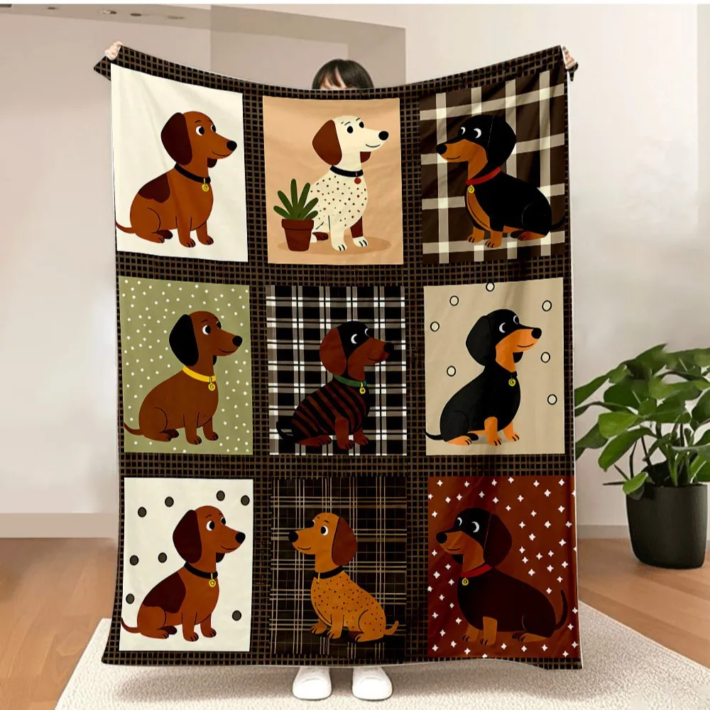 Cute Little Animals Blanket, Soft and Comfortable,Nap Mat, Friend Gift,Bedroom Decoration in All Seasons Comfortable and Warm