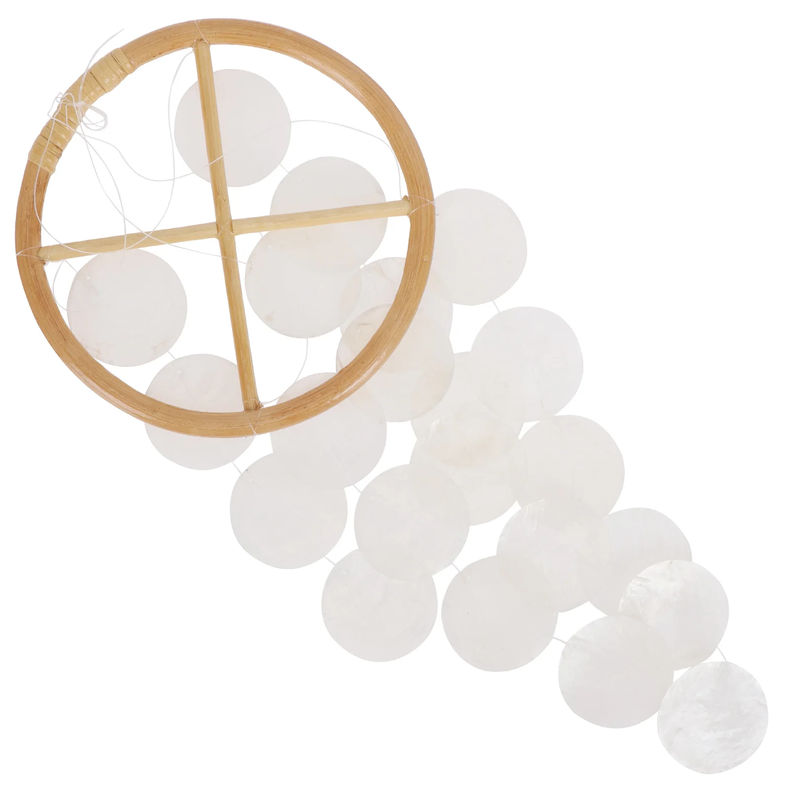 

Natural Shell Wind Chimes H made Decorative Bells for House Balcony Garden Pathway Child Room Outdoor naments Christmas Table