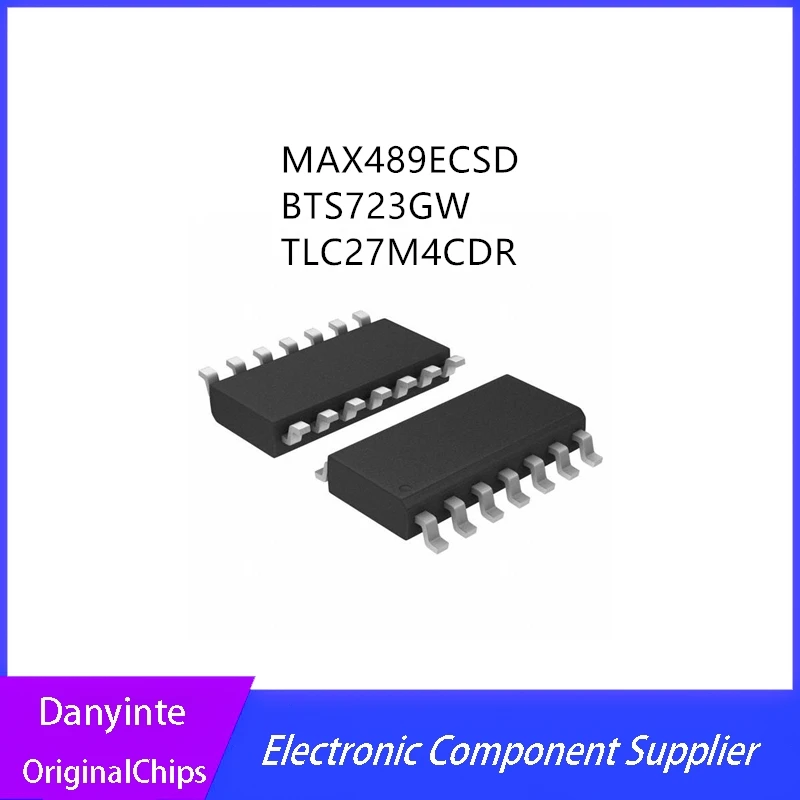 Lote de 10 piezas MAX489ECSD MAX489 BTS723GW BTS723 TLC27M4CDR TLC27M4C TLC27M4 SOP14