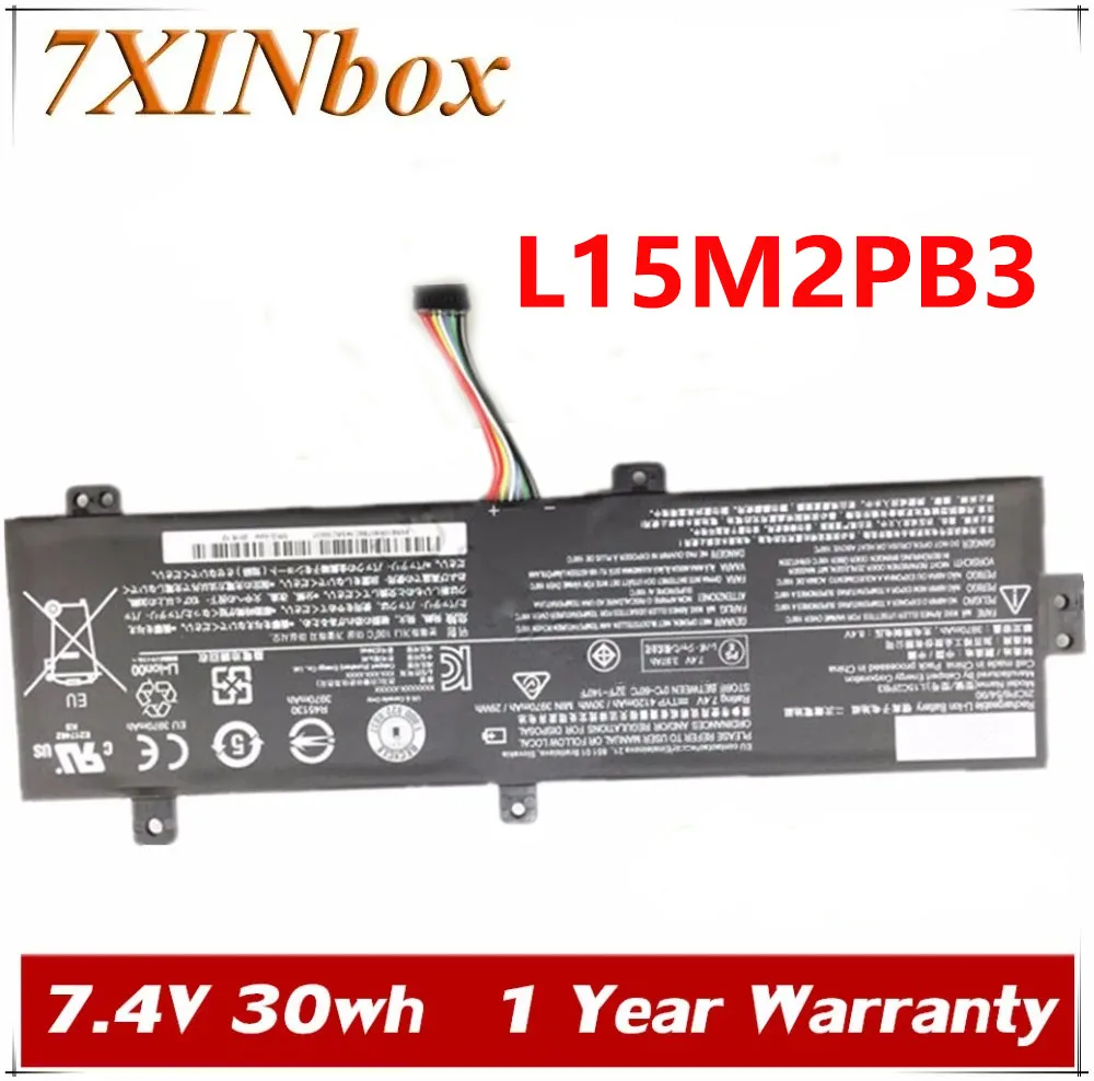 7XINbox 7.4V 4120MAH 30wh Original Laptop Battery L15M2PB3 L15C2PB3 For Lenovo IdeaPad 310-15ISK