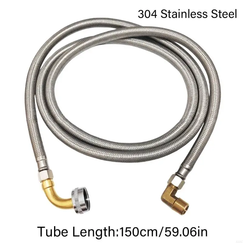 A0NC -Geschirrspüleranschluss 304 Stahl ohne Stahl geflochten