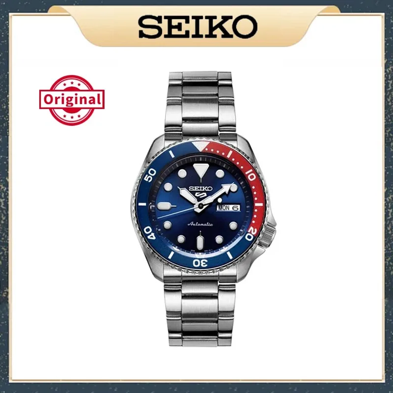 SEIKO Watch Original Men\'s Series automatic Waterproof Steel Band Round Rotatable Quartz Wristwatches SRPD53K1 for Seiko 5 Watch