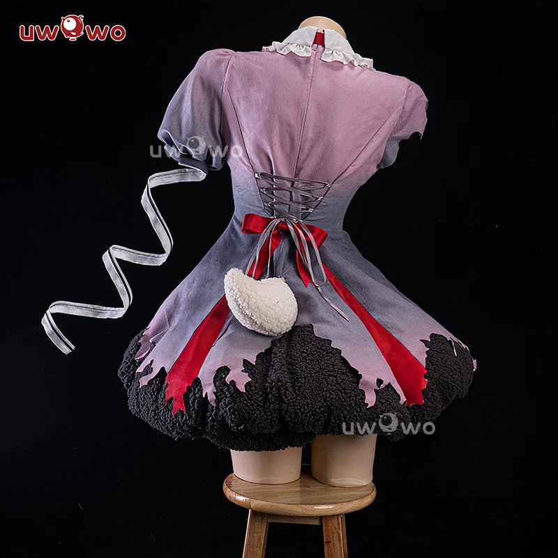 UWOWO Eyjafjalla Cosplay Game Arknightss Eyjafjalla Sheep Cosplay Costume with Mask Halloween Costumes