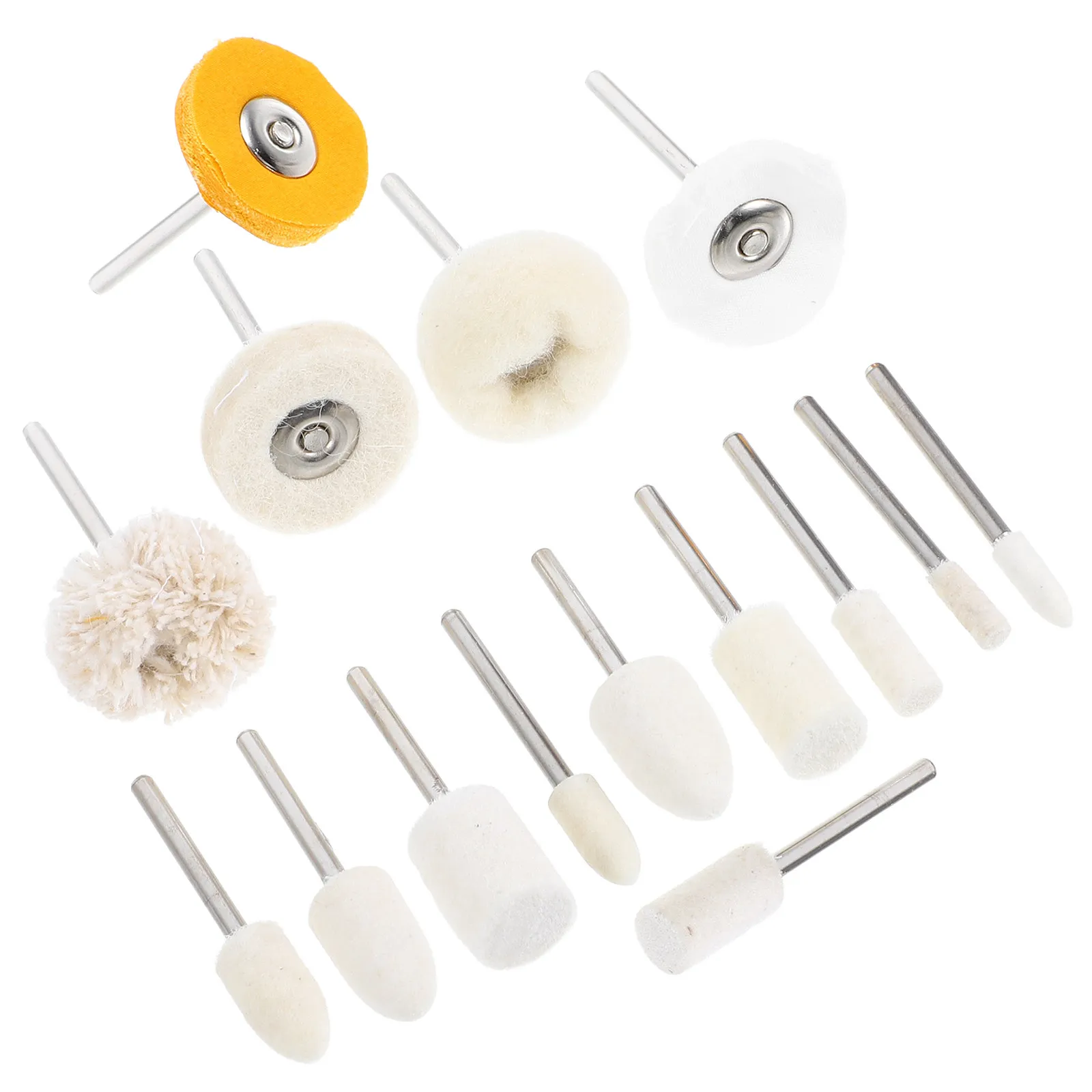 50Pcs Polishing Buffing Wheel Mini Rotary Tool Scuff Pad Kit for Jewelry Metal Watch Detailing Polishing Set Abrasive Wheel - view 5