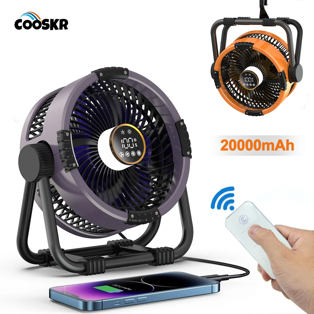 Camping Fan Usb Rec… - image