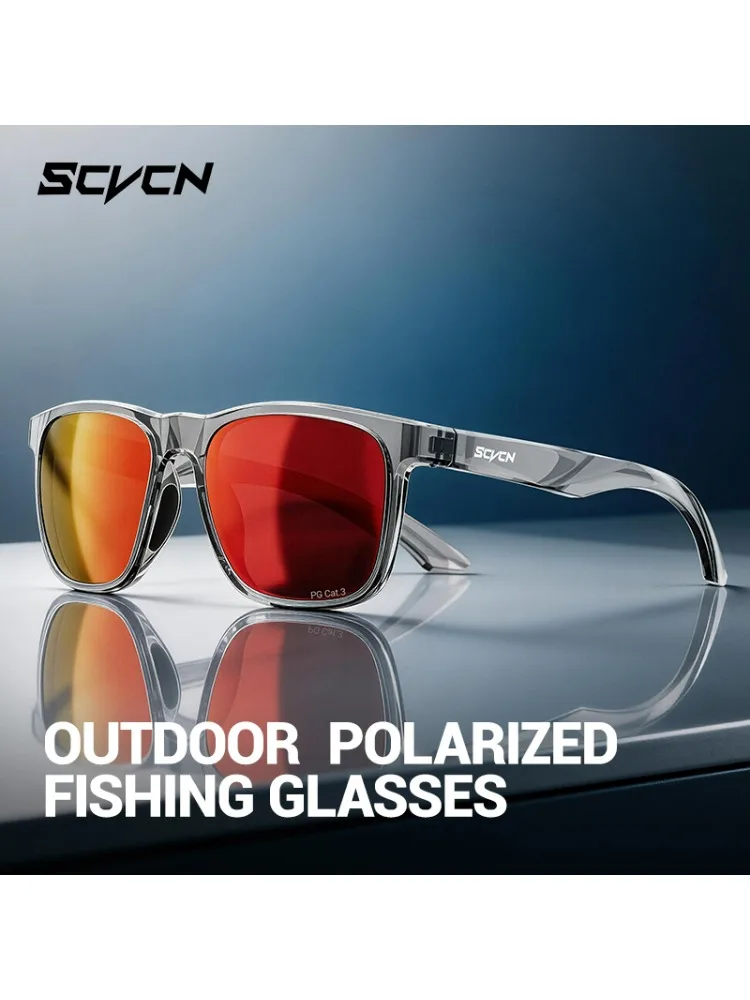 AliExpress SCVCN HD Polarized Fishing Sunglasses Anti-Glare Glasses Outdoor Sports Sunglasses Stylish Cycling Driving Hiking Sunglasses