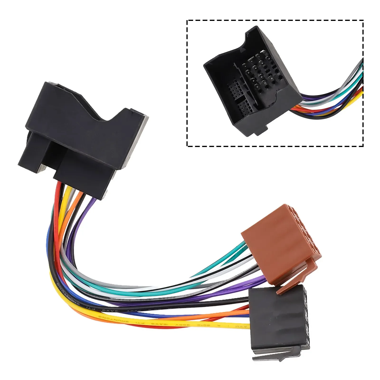 

Easy to Use Car Stereo ISO Connector Plug For Golf ISO Cable Wiring Harness Adapter for Fast and Effortless Setup