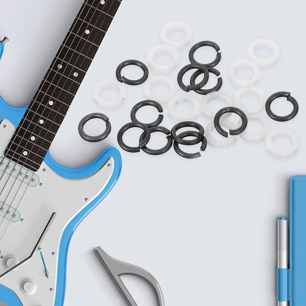 

12Pairs Guitar Tuning Peg Gasket Metal Plastic Washer for Acoustic Electric Guitars Enhanced Stability Easy Installation Tuner