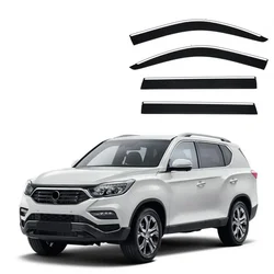 Window Visor Side Window Deflector Rain Guard Awnings & Shelters For Ssangyong Rexton G4 2017 2018 2019 2020 2021 2022 2023 2024