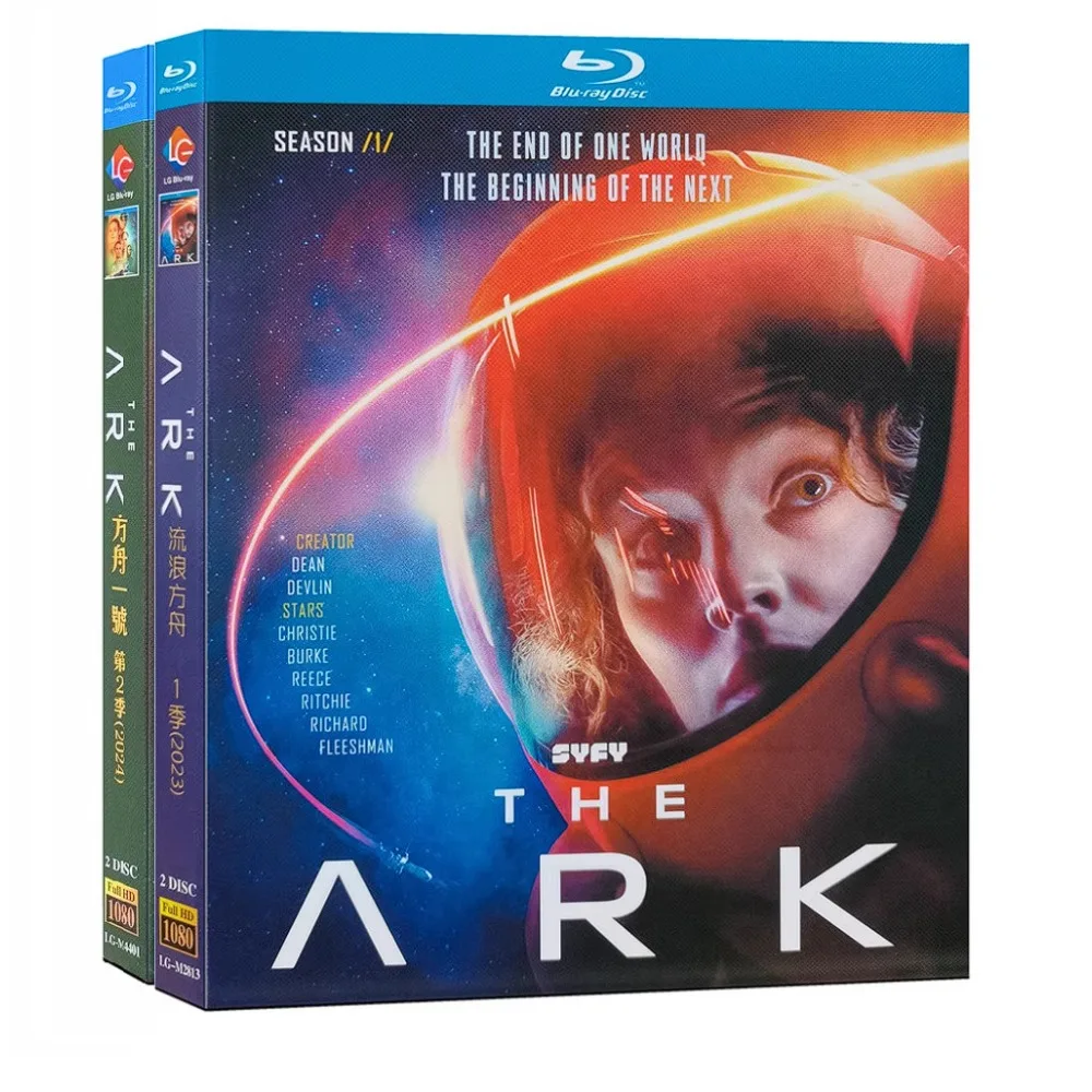 The Ark Temporada 1-2 (2024) Serie, Caja de 4 Discos Nueva, Disco Blu-ray