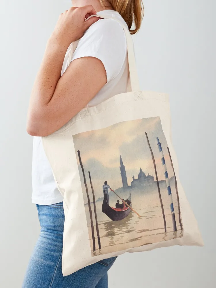 

San Giorgio Island Venice Tote Bag reusable grocery bags Portable shopping bag custom bags