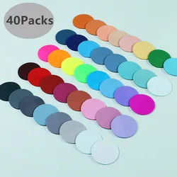 800 Sheets 40 Colours Waterproof Transparent Circular Sticky Note Pads Notepads Journal Student Stationery Office Supplies