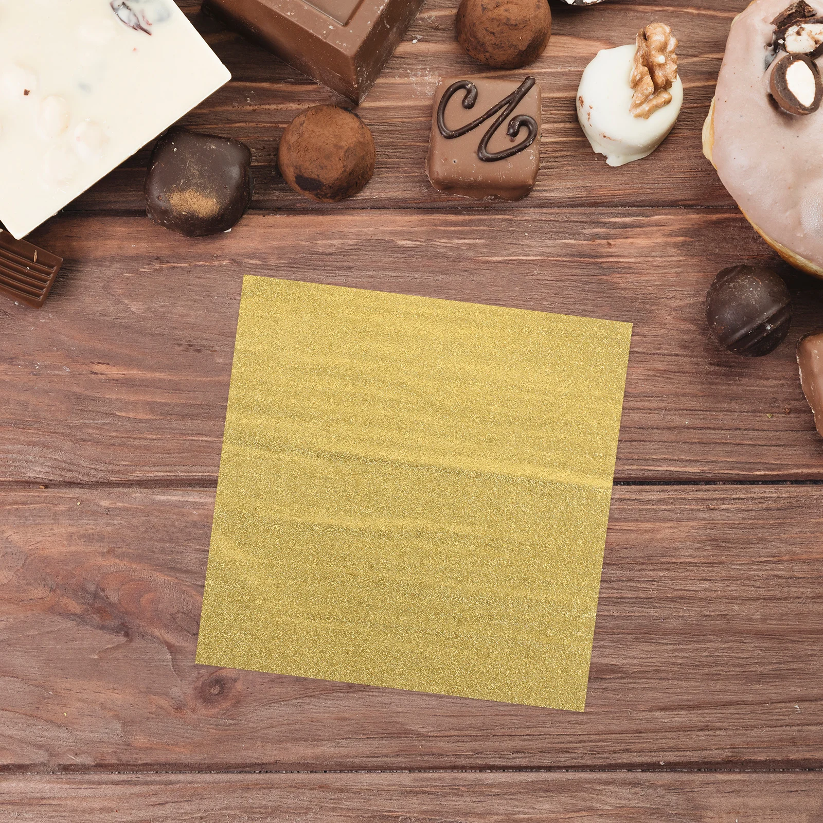 

100pcs Colored Aluminum Foil Wrapping Paper Vibrant Candy Chocolate Packaging Foil For Diy Crafts Food Storage 5.9X5.9 Inch