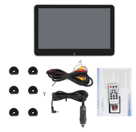 رقيقة جدا 11.6 بوصة سيارة المقعد الخلفي الترفيه لاعب سيارة تعمل باللمس USB SD المحمولة العالمي Headrerst مشغل MP5