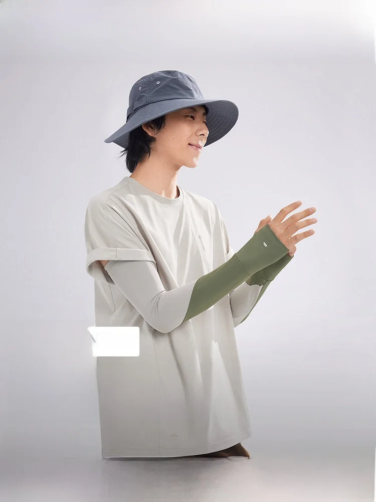 banana-leaf-men's-cool-sensation-sun-protection-sleeve-covers-2025-new-ice-sleeve-breathable-uv-protection-driving-guard-slee