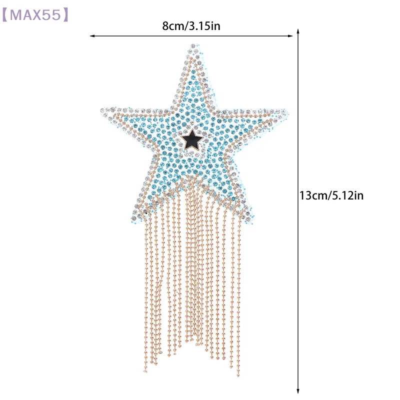

【MAX-55】Стильный кристалл со стразами и звездами, железные нашивки, аппликация для одежды, сумка для обуви, наклейка, ювелирные аксессуары