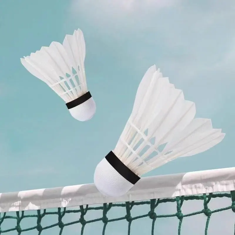 

12 Pcs Badminton Shuttlecock Birdies Training Tool Badminton Balls with Great Stability Indoor Outdoor Sport Feather Shuttlecock