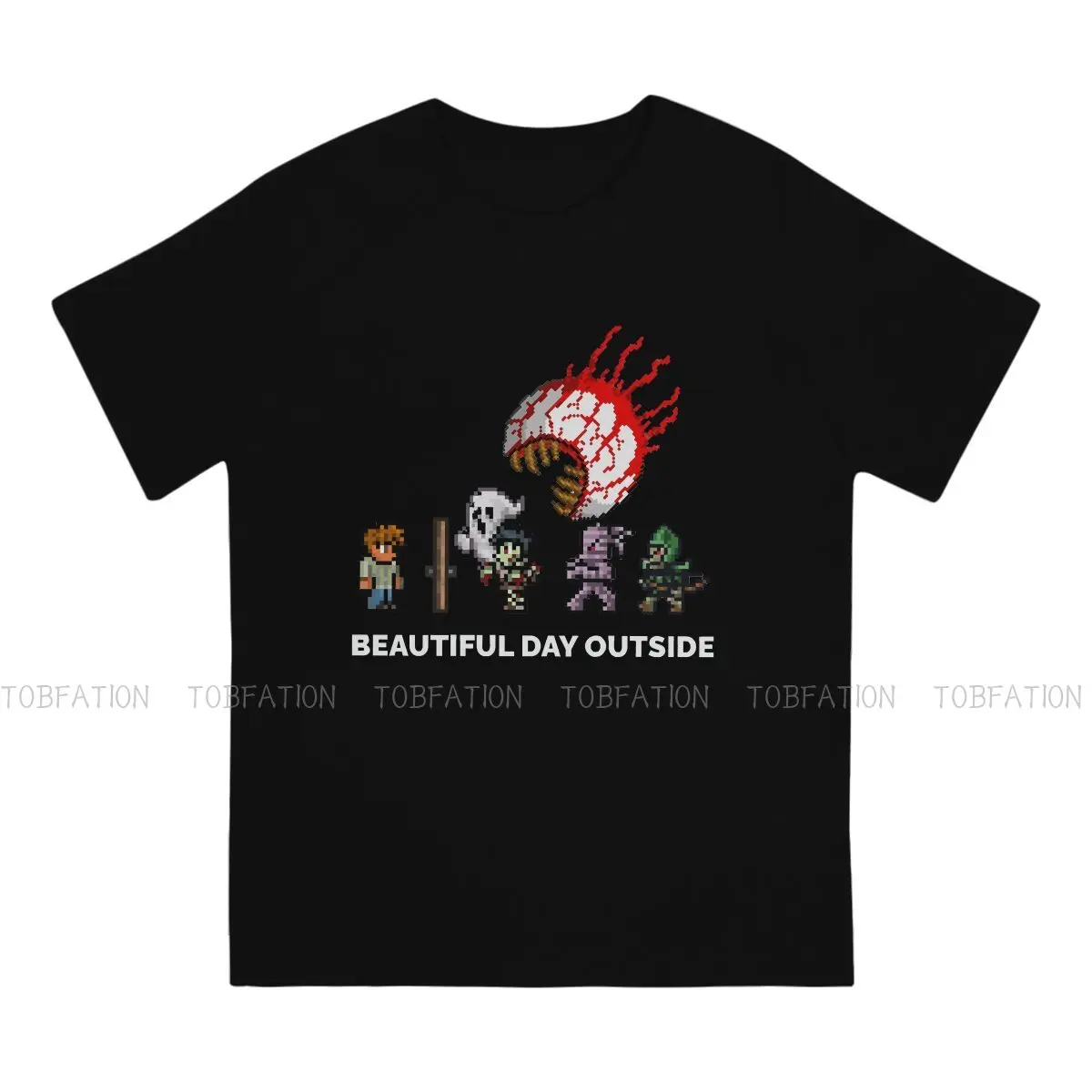 Mens Womens Game Halloween Harajuku TShirt Terraria Creative Tops Casual T Shirt Male Tee Unique Gift Clothes